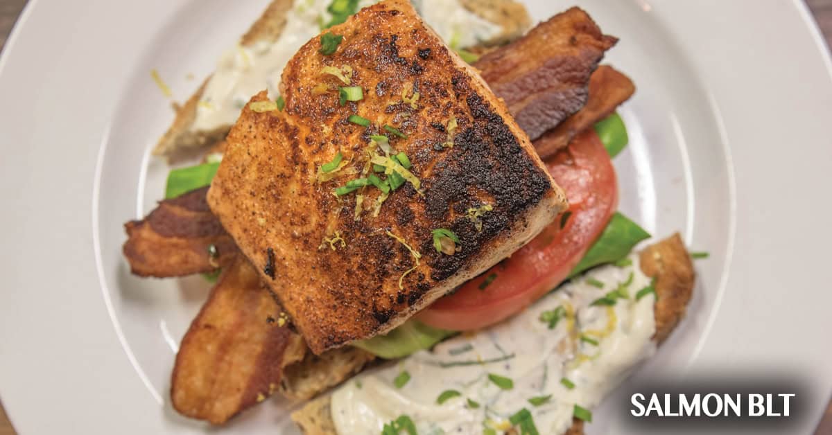 Salmon BLT