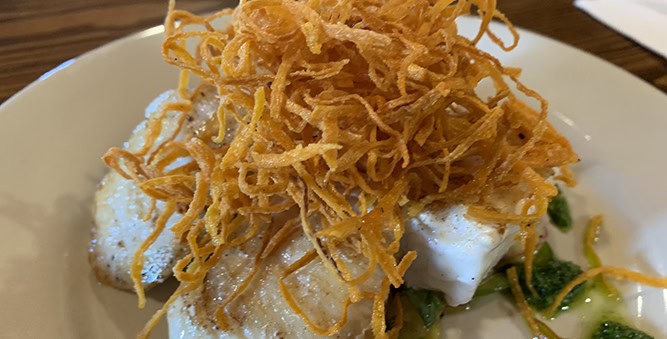 Seared Halibut with Basil Chimichurri